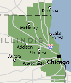 Our Illinois & Wisconsin Service Area