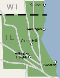 Our Illinois & Wisconsin Service Area